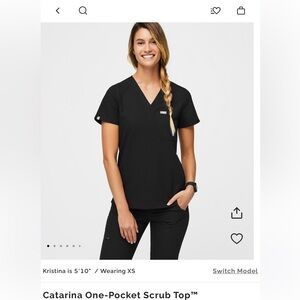 Figs Catarina Scrub Top